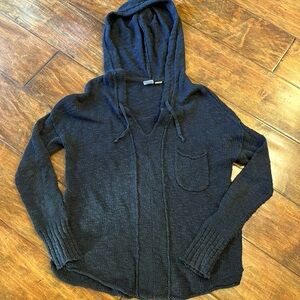 Roxy light weight Black sweater Size XS